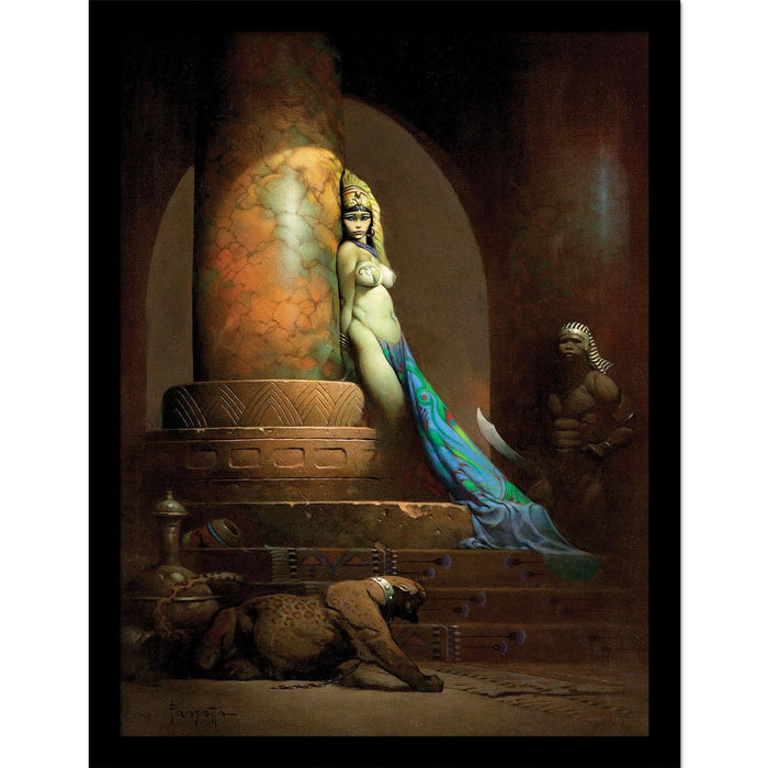 Frazetta (Egyptian Queen) 30 x 40cm Collector Print (Framed