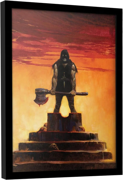 Frazetta (The Executioner) 30 x 40cm Collector Print (Framed