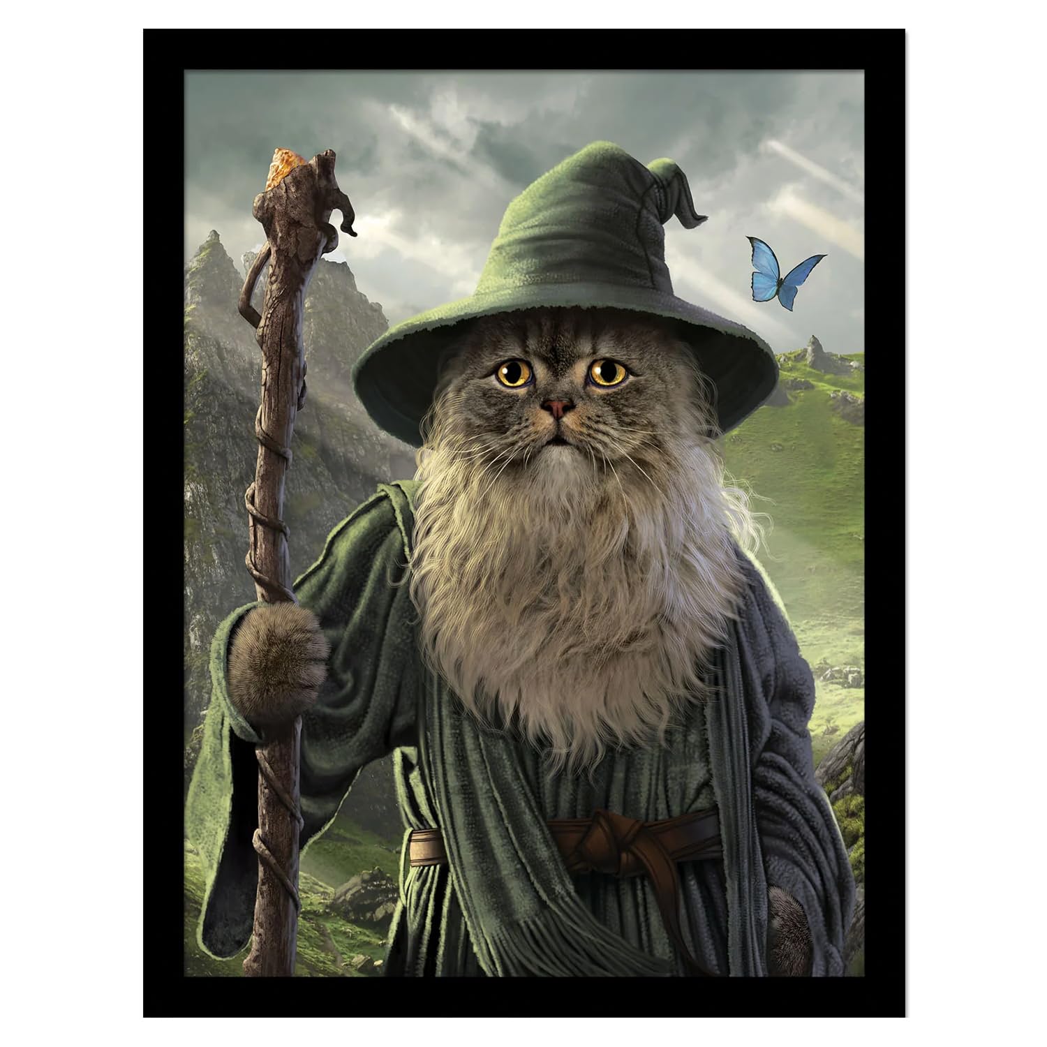 Vincent Hie (Catdalf) 30 x 40cm Collector Print (Framed