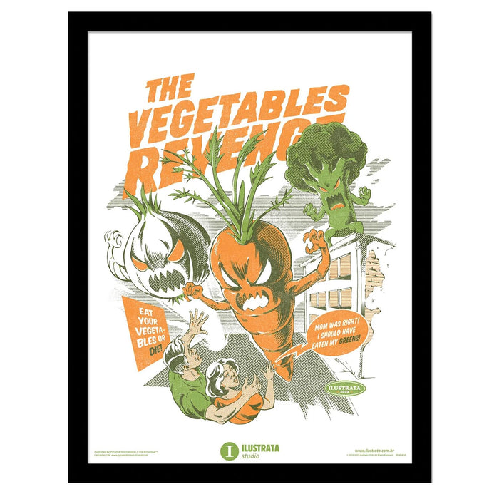 Ilustrata (Eat Your Vegetables) Collector Print