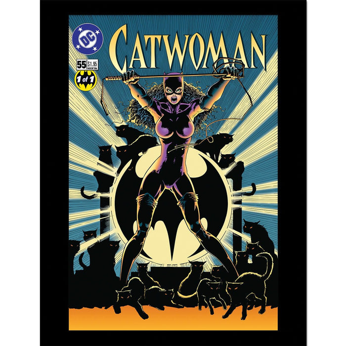 Batman Comic Covers (Comic Catwoman) Collector Print (Framed)