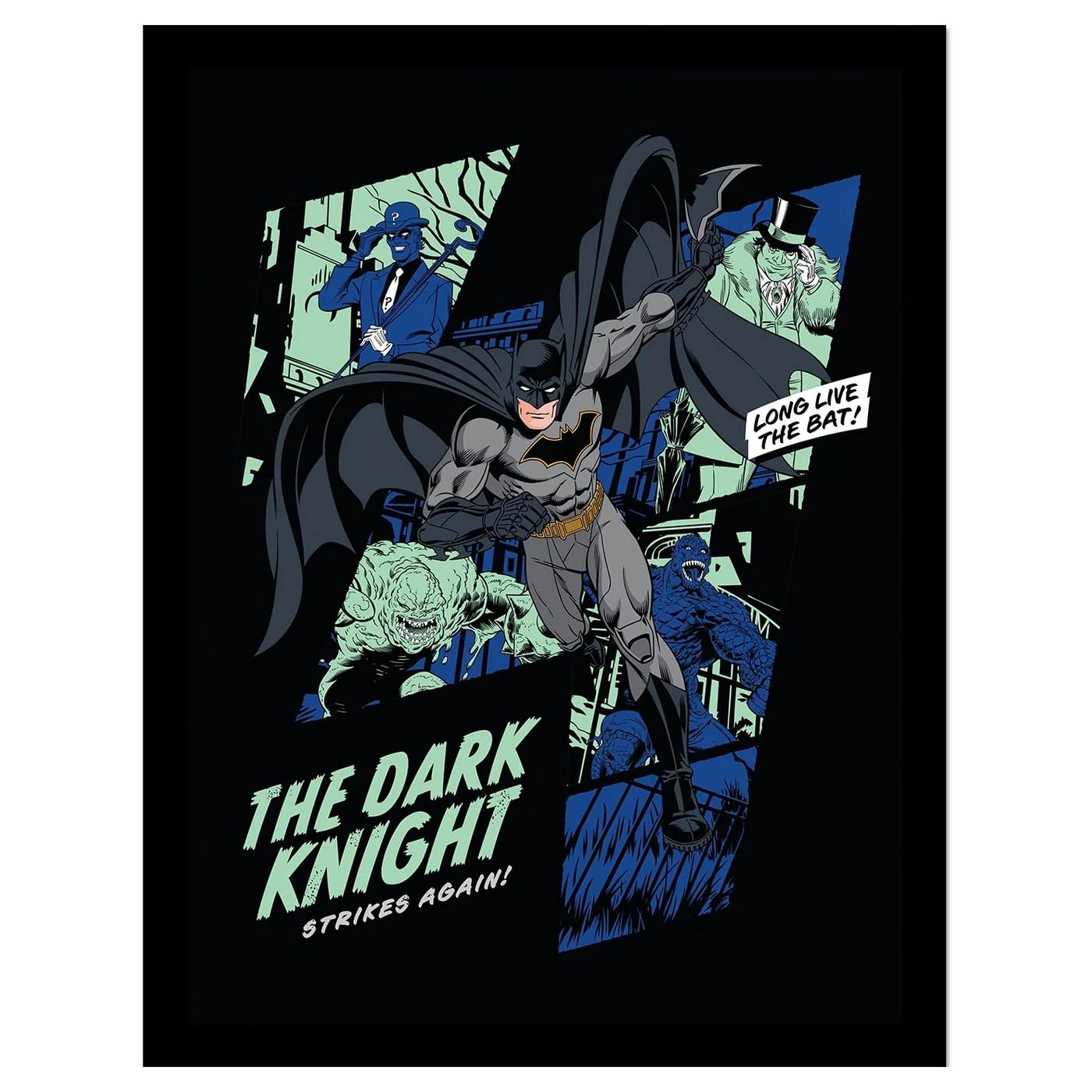 Batman (The Dark Knight Comic) Collector Print (Framed)