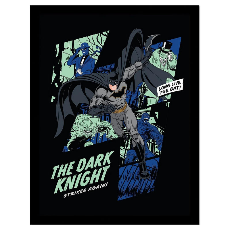 Batman (The Dark Knight Comic) Collector Print (Framed)
