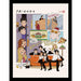 Friends 30 Years (Comic) Collector Print (Framed)