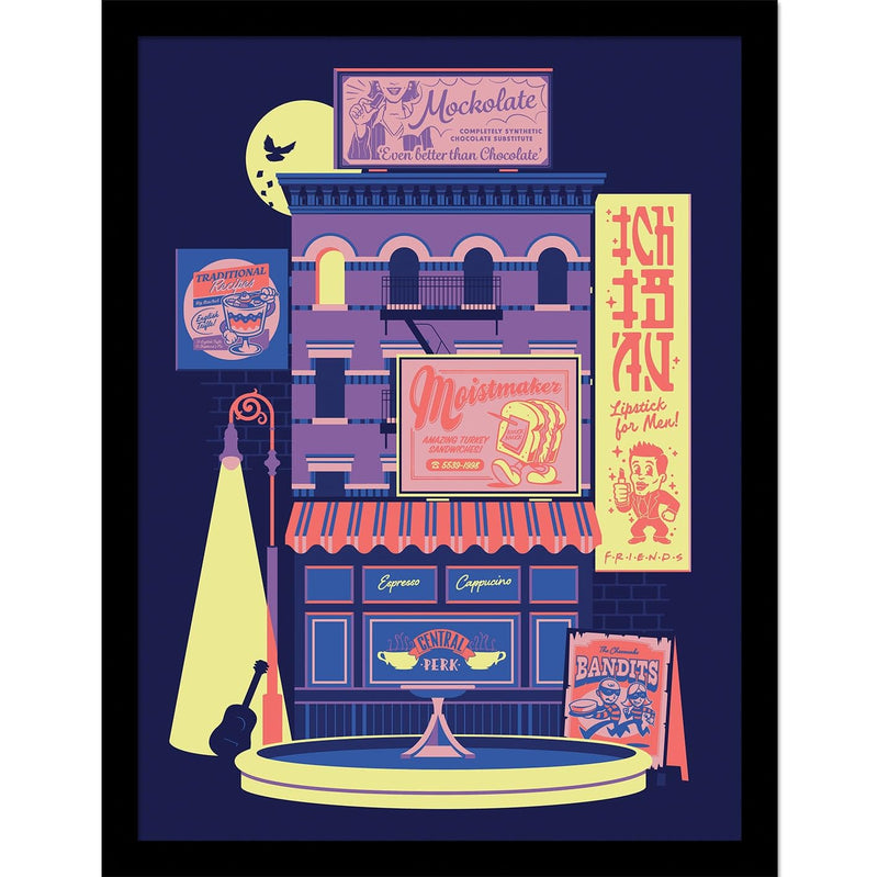 Friends 30 Years (If You Know Adverts) Collector Print (Framed)