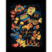 Friends 30 Years (Elements Illustration) Collector Print (Framed)