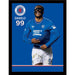 Danilo Mask Rangers FC Collector Print (Framed Plexi)