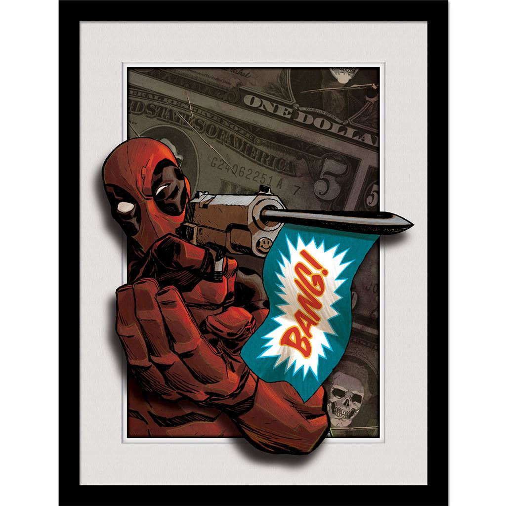 Marvel (Deadpool Bang!) Breakout Collector Print (Framed)