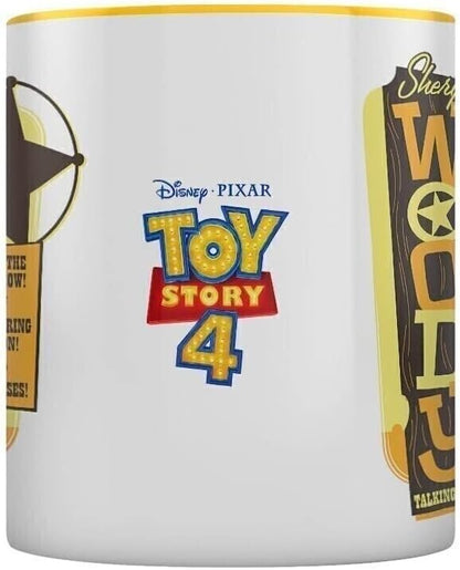 Pyramid MGC25524 Toy Story 4 (Woody) Yellow Inner C Mug, 11oz/315ml