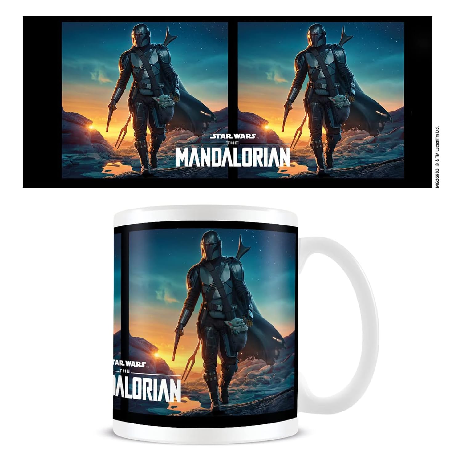 Pyramid International MG26983 Tasse en céramique Motif Star Wars : The Mandalorian 325 ml