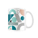 Pyramid International Scandi Curves - Tazza taglia unica, colore: Bianco/Verde/Nero Taglia unica Bianco/Verde/Nero