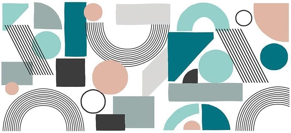 Pyramid International Scandi Curves - Tazza taglia unica, colore: Bianco/Verde/Nero Taglia unica Bianco/Verde/Nero