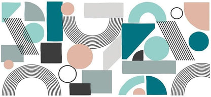 Pyramid International Scandi Curves - Tazza taglia unica, colore: Bianco/Verde/Nero Taglia unica Bianco/Verde/Nero