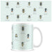Pyramid International Tazza con ape (taglia unica) (bianco/nero/giallo) Taglia unica Bianco/Nero/Giallo
