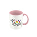 Pyramid International Woke Up Gay Again Mug (One Size) (Pink/White
