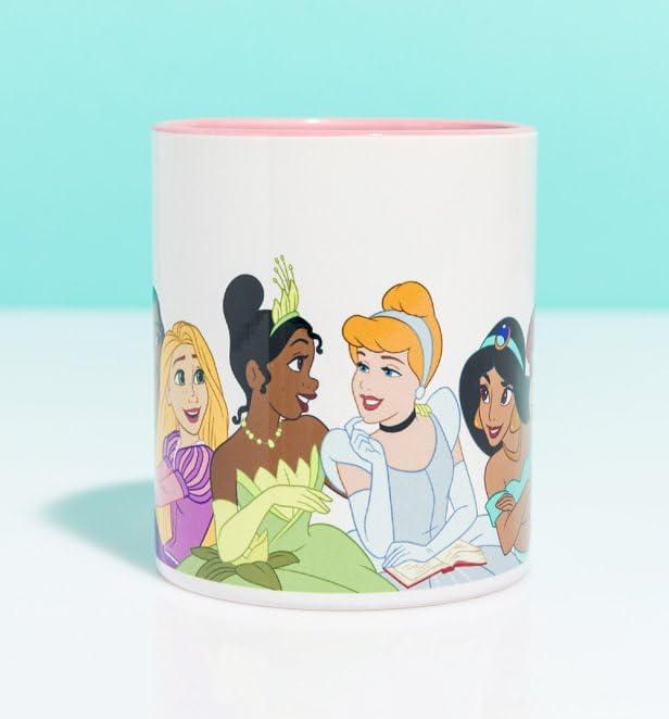 Pyramid International Disney Princess Pink Handle Mug, Ceramic, Mug, 312ml