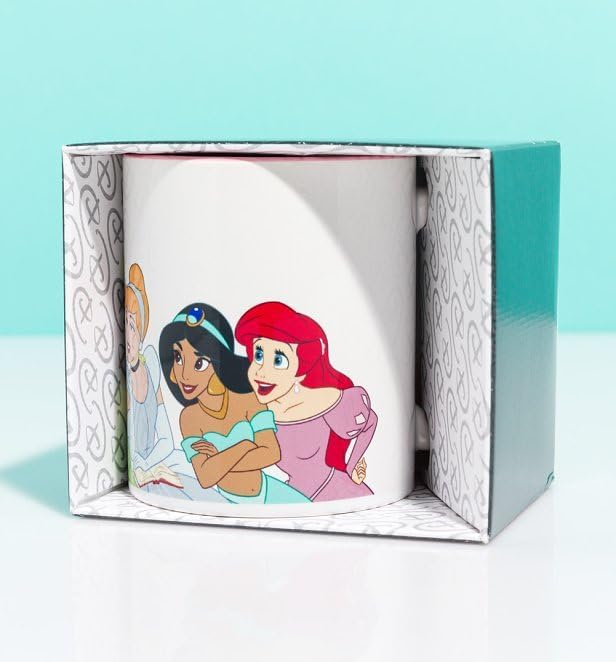 Pyramid International Disney Princess Pink Handle Mug, Ceramic, Mug, 312ml