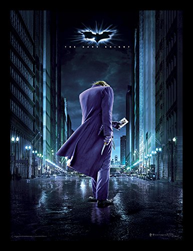DC Comics The Dark Knight 30 X 40 cm "Joker City" Framed Print