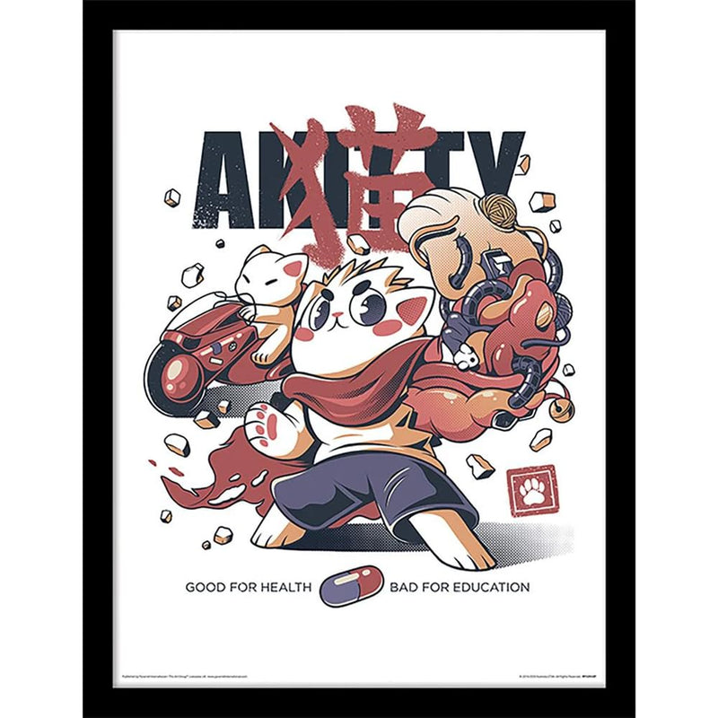 Ilustrata - Akitty Print (40cm x 30cm) (Multicolor) 40 cm x 30 cm multicoloured