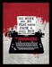Stanley Kubrick The Shining Poster in Frame (Typewriter Design) Wall Art in 30x40cm Poster Frame - Official Merchandise