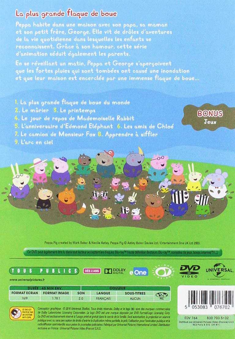 Peppa Pig La Plus Grande Flaque De Boue