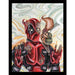 Deadpool (Abstract) Collector Print (Framed)