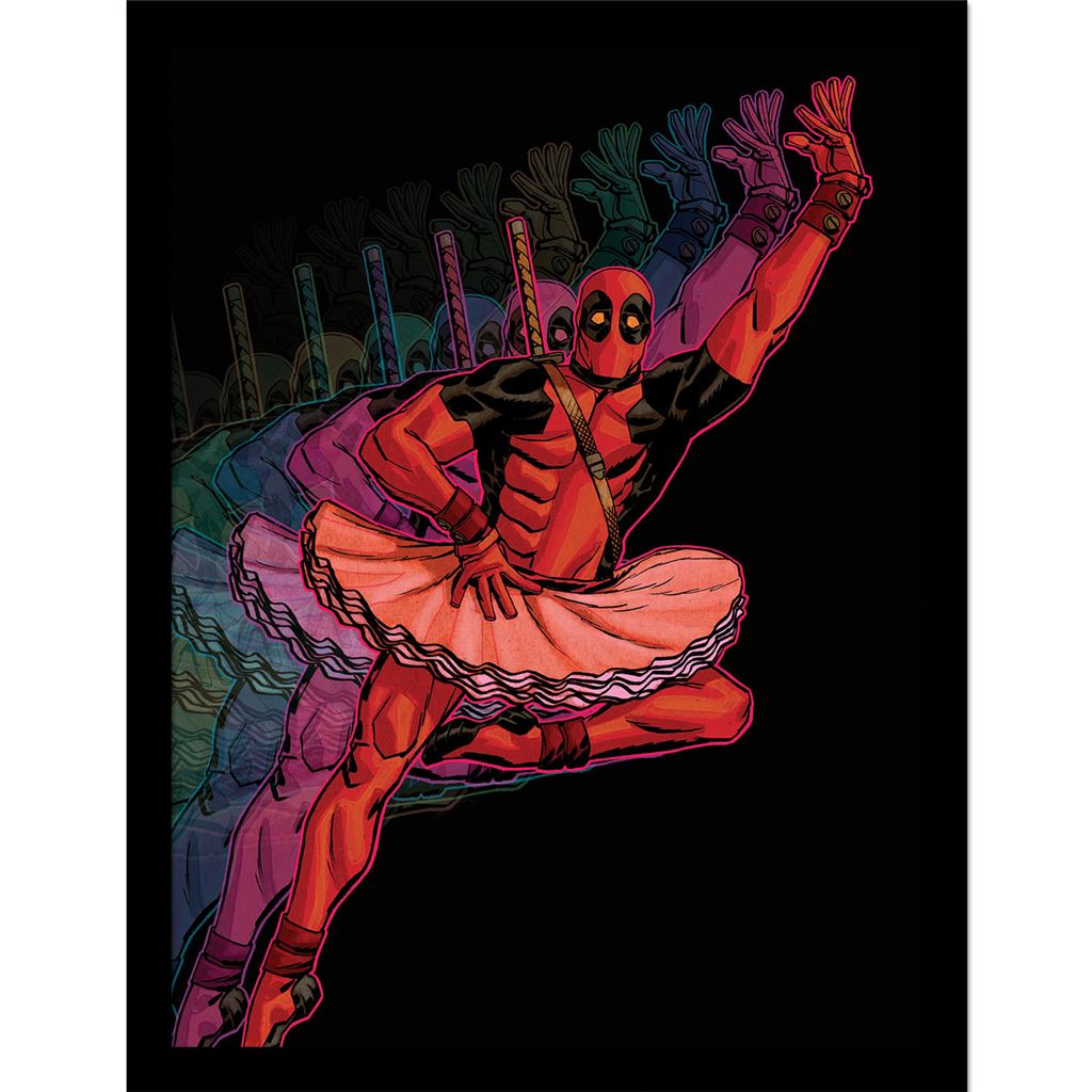 Deadpool (Ballerina) Collector Print (Framed)