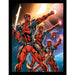 Deadpool (Corps Action Pose) Collector Print (Framed)