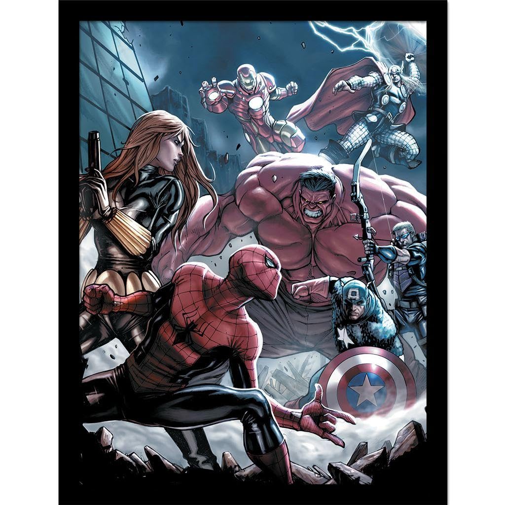 Marvel Amazing Spider-Man Vol 1 Framed Poster (40cm x 30cm) (Multicolored) 40cm x 30cm Multicolored