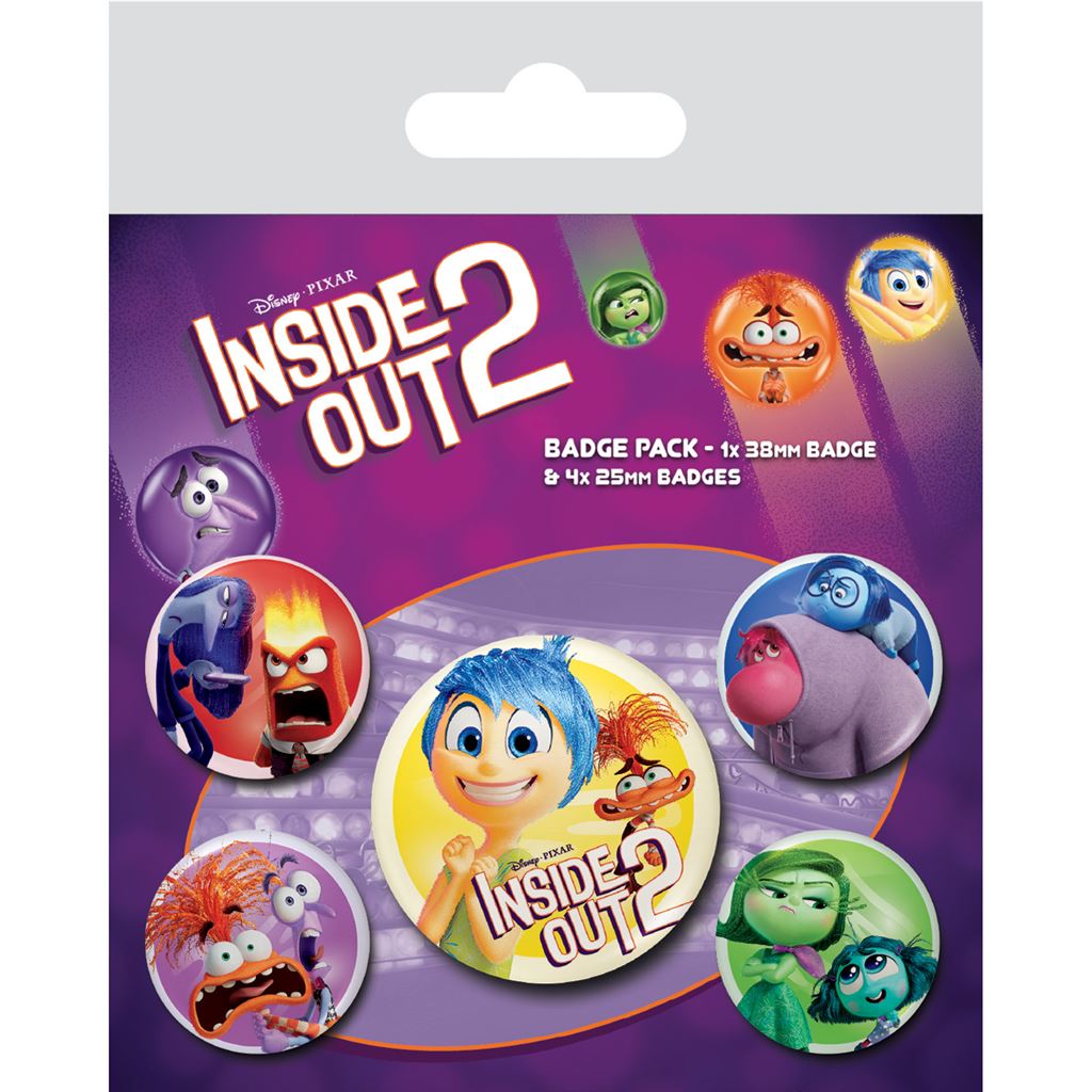 Inside Out 2 (Emotional Duos) Badge Pack