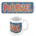 Marvel - Taza Embroidered Patchwork - Diamond (Talla Única) (Blanco, Azul, Rojo