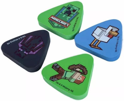 Minecraft Icon Erasers Set (Pack of 4)