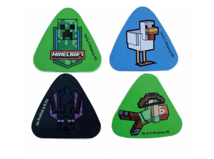 Minecraft Icon Erasers Set (Pack of 4)