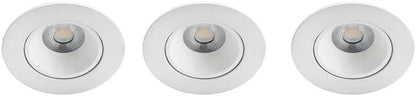 Philips Abrosa Inbouwspot LED 3x9W/650lm Rond Wit