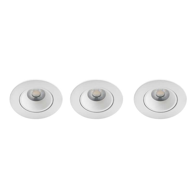 Philips Abrosa Inbouwspot LED 3x9W/650lm Rond Wit
