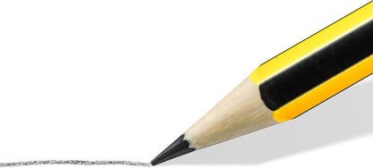 STAEDTLER 121-2B Noris School Graphite Pencils - 2B Degree (Pack of 12 Pencils