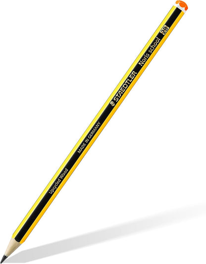 STAEDTLER 121-2B Noris School Graphite Pencils - 2B Degree (Pack of 12 Pencils