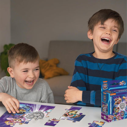 PAW Patrol Mighty Movie Progressive Puzzle, 20 Pieces, Ages 3+, Chase and Marshall Design, Boys and Girls Jigsaw
