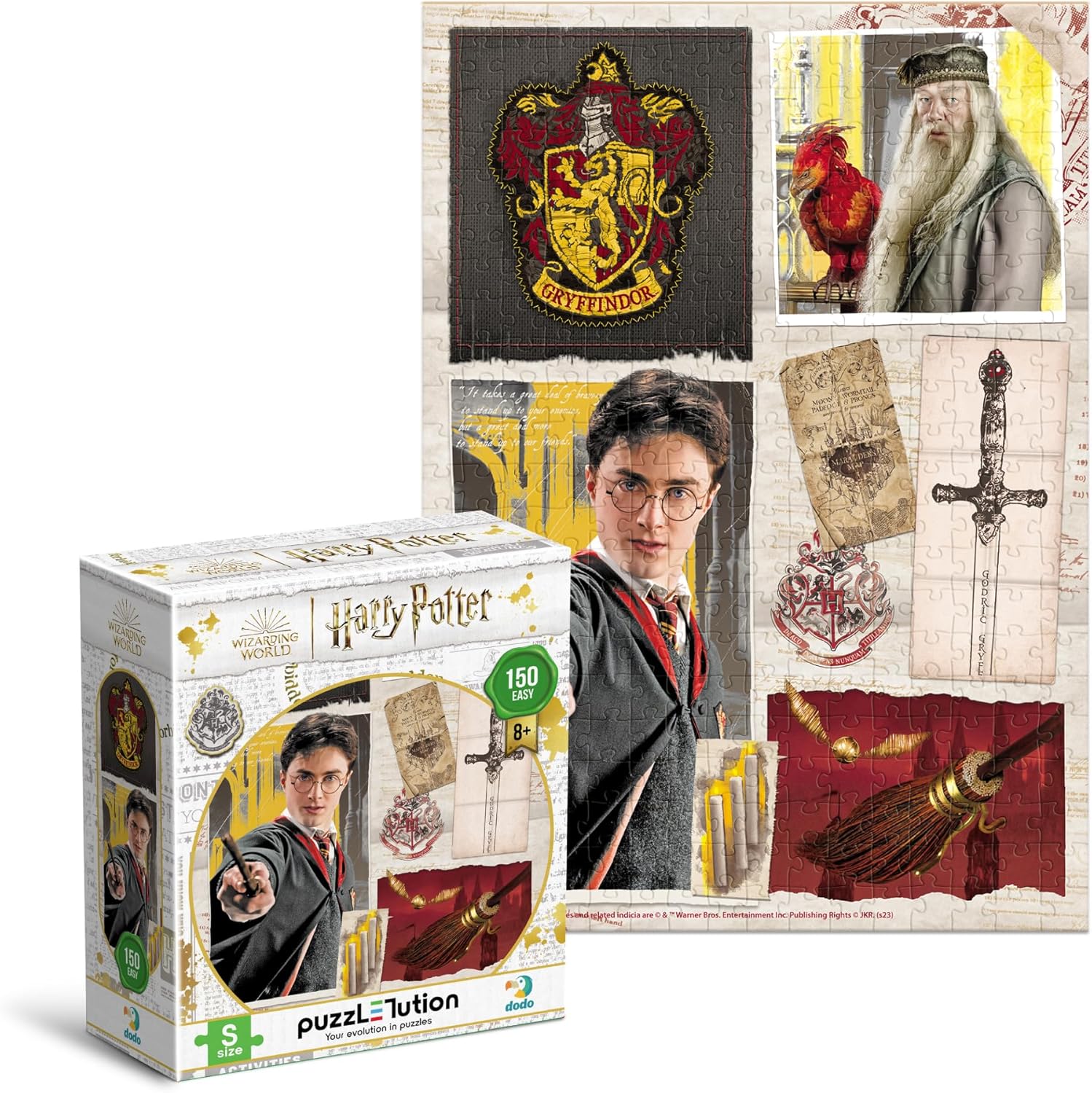 Dodo 200493 Puzzle Easy Harry Potter S - Gryffindor 150 pcs. Suits Ages 8+