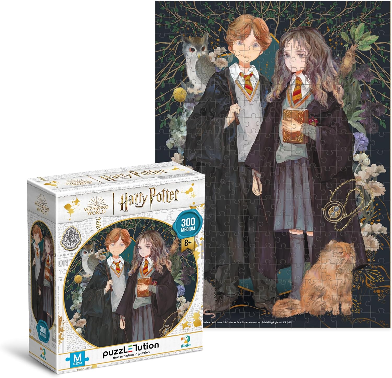 Dodo 200499 Puzzle Medium M Hermione and Ronald - 300 pcs. Suits Ages 8+