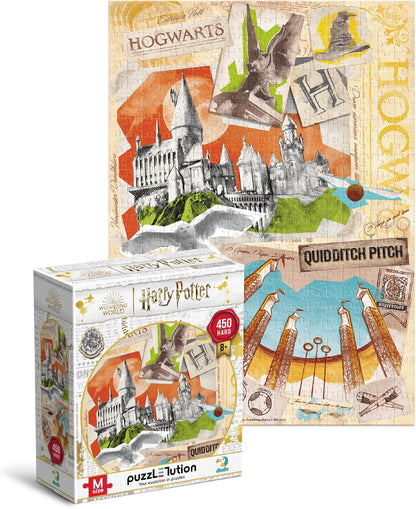 Dodo 200503 Puzzle Hard M Harry Potter Hogwarts school and Quidditch field - 450 pcs. Suits Ages 8+