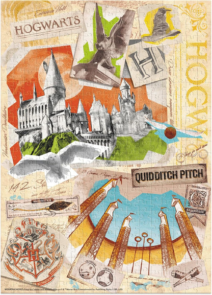 Dodo 200503 Puzzle Hard M Harry Potter Hogwarts school and Quidditch field - 450 pcs. Suits Ages 8+