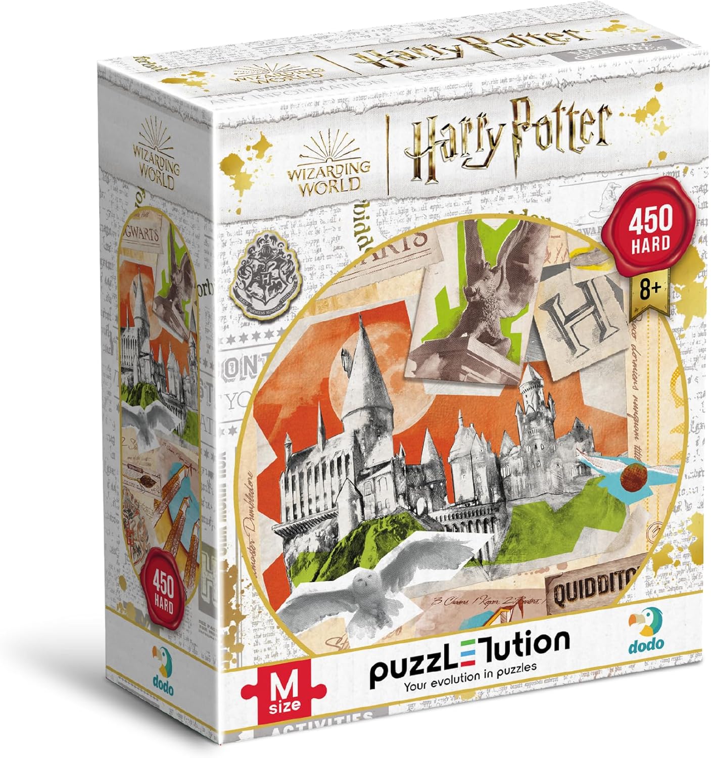 Dodo 200503 Puzzle Hard M Harry Potter Hogwarts school and Quidditch field - 450 pcs. Suits Ages 8+