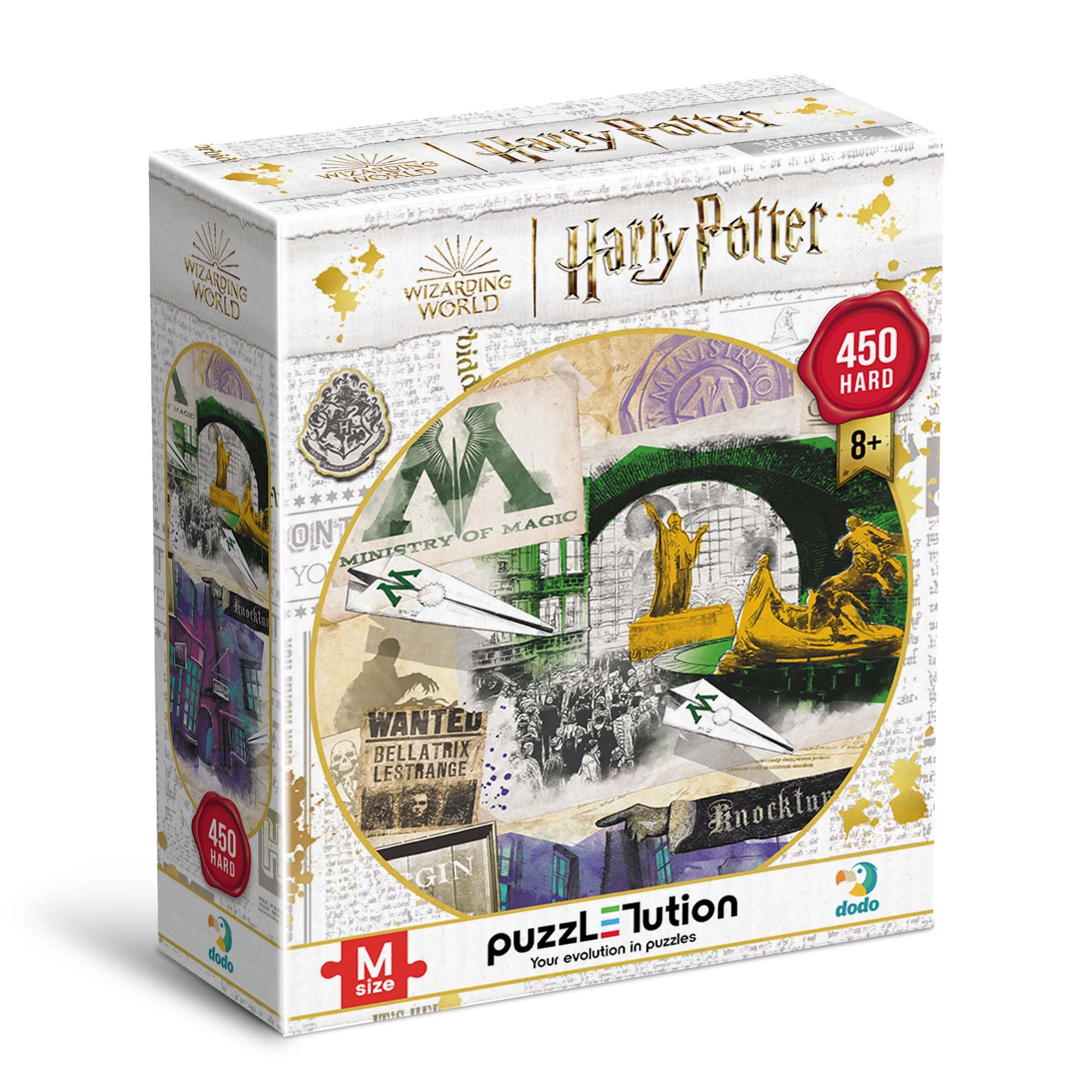 Ministry of Magic and Knockturn Alley Jigsaw Puzzle, 450 Pieces, Ages 8+