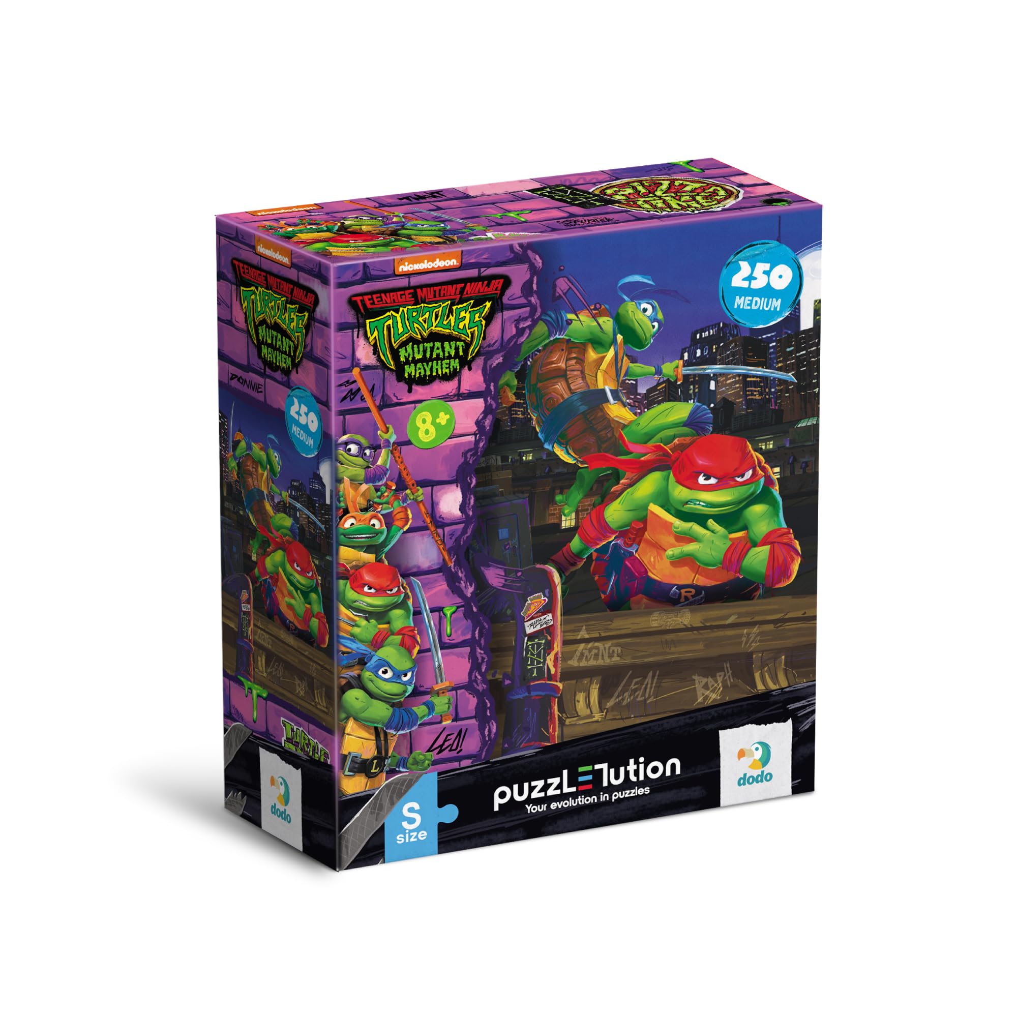 Dodo 200528 Puzzle MediumS TMNT. Leonardo and Raphael - 250 pcs. Suits Ages 8+