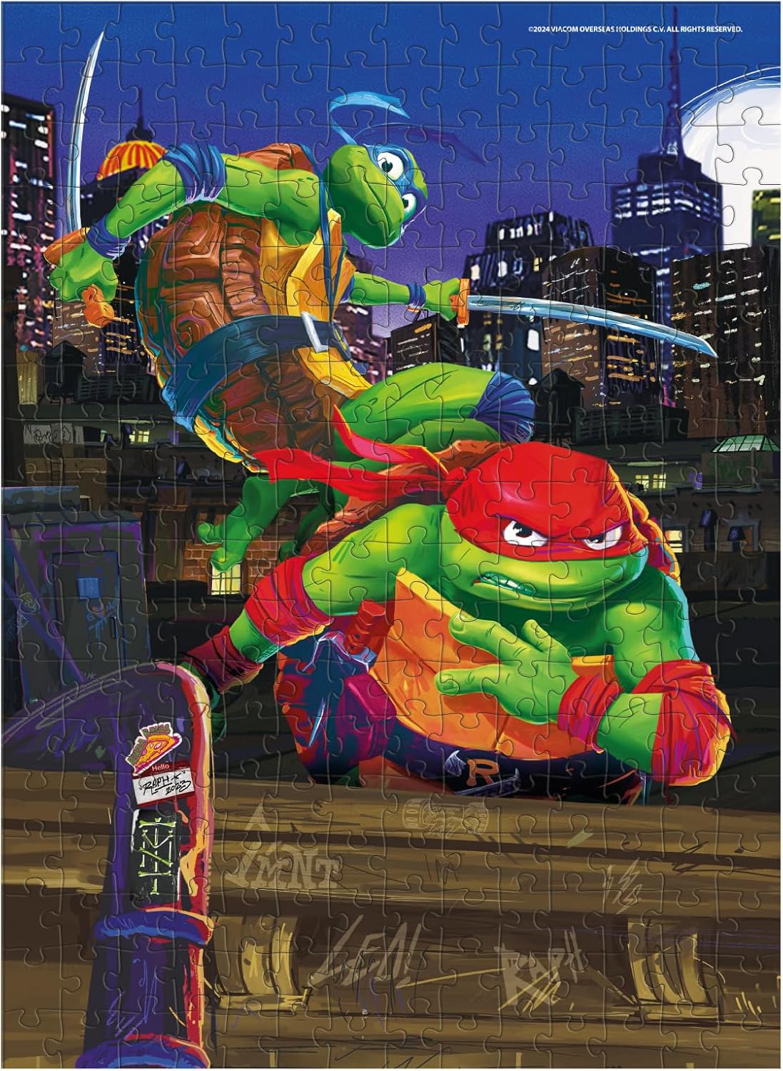 Dodo 200528 Puzzle MediumS TMNT. Leonardo and Raphael - 250 pcs. Suits Ages 8+