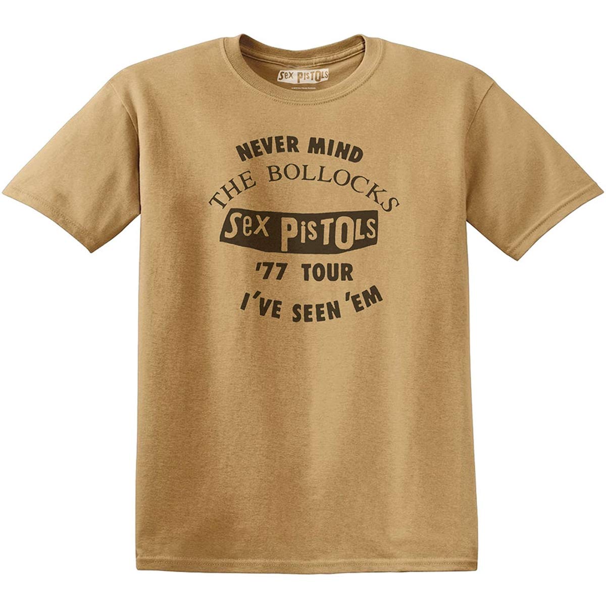 Sex Pistols Mens Tshirt -L- Seen 'Em Yellow