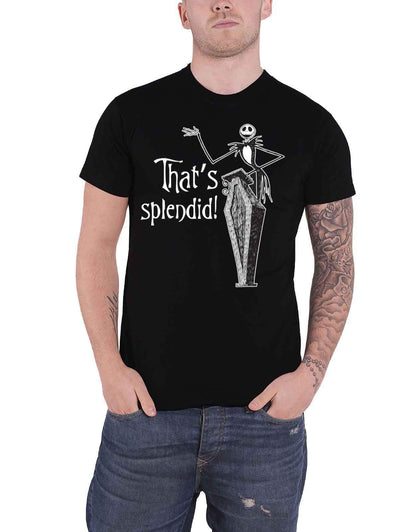Disney The Nightmare Before Christmas T Shirt Splendid Official Mens Black L