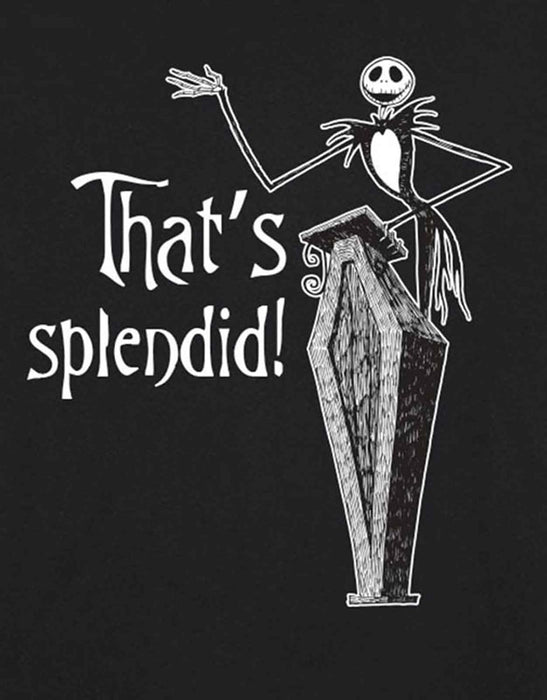 Disney The Nightmare Before Christmas T Shirt Splendid Official Mens Black L