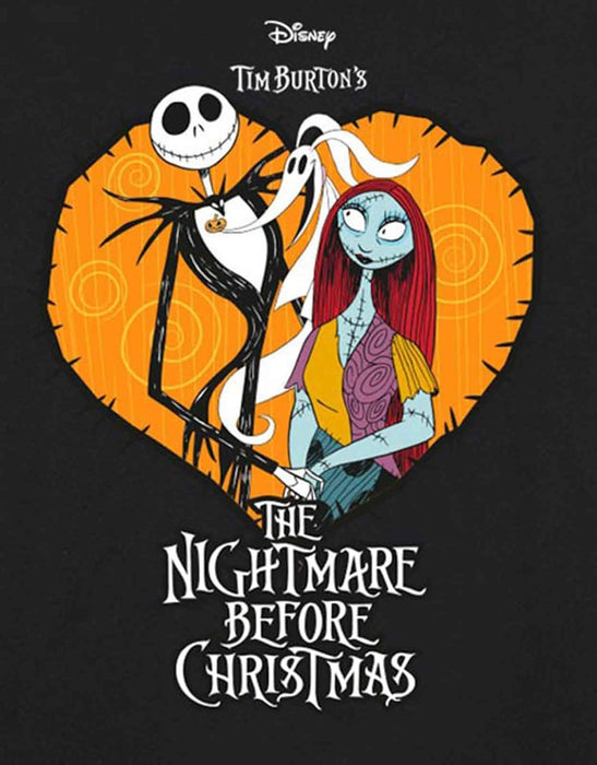 Disney Nightmare Before Christmas T Shirt Heart Logo Official Men's